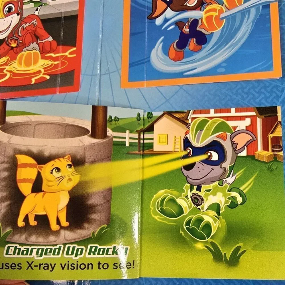 Nickelodeon PAW Patrol Mighty Pups Charged Up! Lift & Slide Board Book